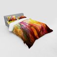 thumbnail image 3 of Ambesonne Modern Bedding Set 3 Pcs, Rainbow Colored Image, Twin, Multicolor, 3 of 3