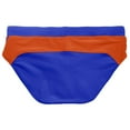 thumbnail image 3 of PEASKJP Men's Elastic Boxer Briefs Swimsuit Men's Quick Dry Swim Briefs Bikini Swimsuit Board Shorts with Adjustable Drawstring (Orange,M), 3 of 5