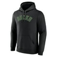 thumbnail image 2 of Men's Black Milwaukee Bucks Wordmark Alternate Pullover Hoodie, 2 of 3
