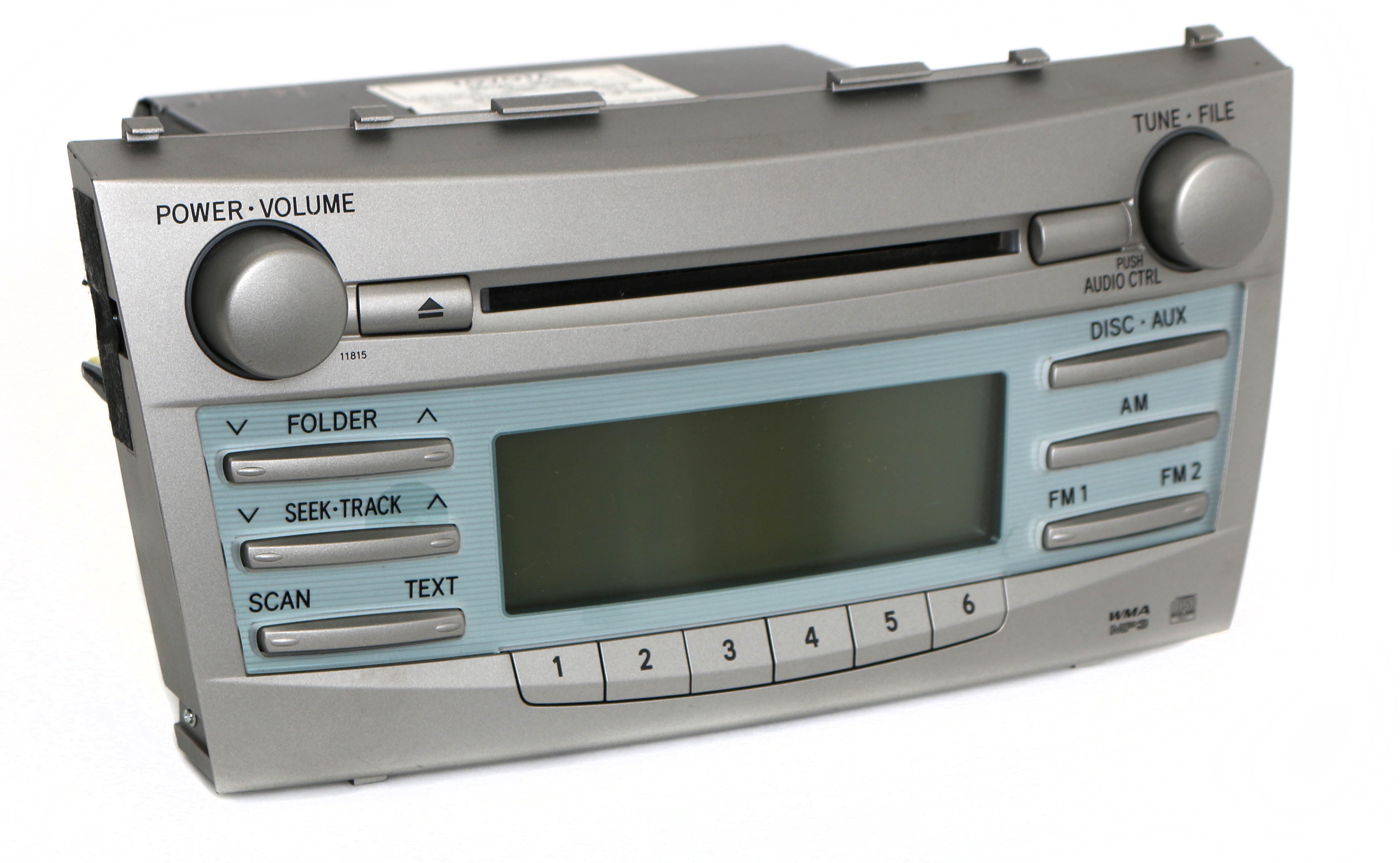 Restored 2007-09 Toyota Camry OEM AM FM Radio Single CD Player ID 11815 86120-06180 (Refurbished)
