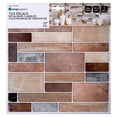 thumbnail image 4 of Truu Design Plastic Peel/Stick Backsplash Wall Tile Set Multi-Color (Set of 6), 4 of 4