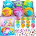 thumbnail image 1 of Bombas de baño BreezeDream Shell, paquete de 12 con 20 juguetes para niñas de 5 años o más, 1 of 6
