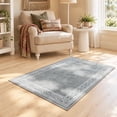 thumbnail image 4 of RUG ROBOT 2x3 Entryway Rugs, Washable Ultra-Thin Indoor Rugs, Modern Non Slip Bordered Kitchen Door Mat, Soft Throw Carpet for Bathroom Bedroom Entry (2x3ft,Grey), 4 of 9