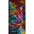 thumbnail image 1 of 5D bricolaje taladro redondo completo pintura de diamantes gatos de colores arte decorativo hecho a mano Hugtrwg Para estrenar, 1 of 1