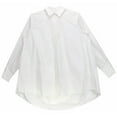 thumbnail image 1 of CO Essentials Chemise-Robe Blanche Trapèze à Boutons pour Homme - TP, 1 of 2
