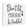 thumbnail image 2 of Scripture Walls John 14:1 Let Your Heart  Bible Verse Canvas Christian Wall Art Ready to Hang Unframed, 2 of 18