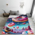 thumbnail image 5 of Sikiie Starry Sky Colorful Donut Ultra-Soft Micro flannel Blanket Luxury All Seasons Warm Blanket for Bedding Sofa and Travel (4 sizes)-60"x50", 5 of 7