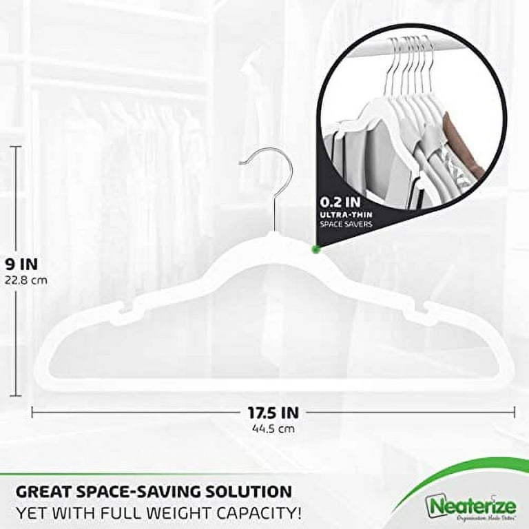 Plastic Clothes Hangers (20, 40, & 60 Packs) Heavy Duty Durable Coat and  Clothes Hangers | Vibrant Color Hangers | Lightweight Space Saving Laundry