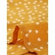 thumbnail image 5 of Blusa de lunares con corazón dulce Allegra K manga corta cuello en V casual con botones Amarillo XS, 5 of 6