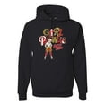 thumbnail image 1 of Wild Bobby, Betty Boop Winking Girl Power Femenist Betty Boop Unisex Hoodie Sweatshirt, Black, XX-Large, 1 of 5