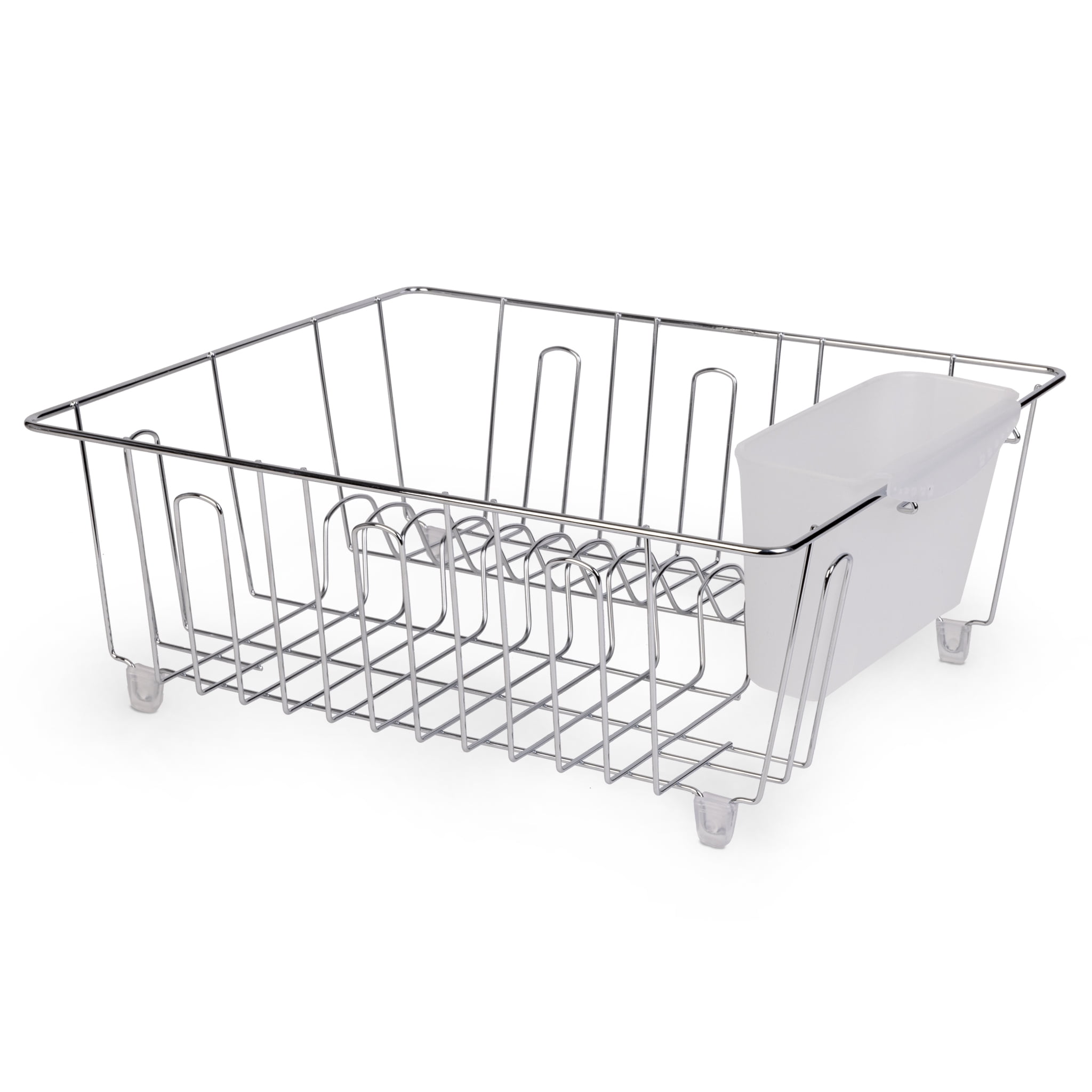 (2 pack) Mainstays Small Wire Dish Rack - Chrome - 14.17" W x 12.64" L x 5.67" H