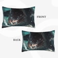 thumbnail image 2 of Honeii Wave Ocean Animal Shark Decorative Throw Pillow Case - Elevate Your Couch, Sofa, or Bed with Stylish Home Decor, Perfect Gift Idea-20"x30", 2 of 6