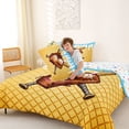 thumbnail image 4 of Erosebridal Baseball Sport Games Kids Full Size Comforter Sets,Blue Ice Cream Pattern Bedding Sets For Boys Girls,Reversible,3pcs, 4 of 7
