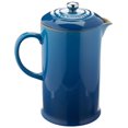 thumbnail image 1 of Prensa francesa Le Creuset de gres, 1 litro, color azul marsellés, 1 of 4