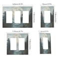 thumbnail image 2 of Yayeee Rocker Switch Wall Plate 2-Gang 4.7"x4.6" Home Decorative Outlet Cover, Moon and House, 2 of 6