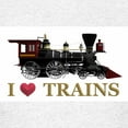 thumbnail image 3 of CafePress - I Love Trains Kids Light T Shirt - Light T-Shirt Kids XS-XL, 3 of 4