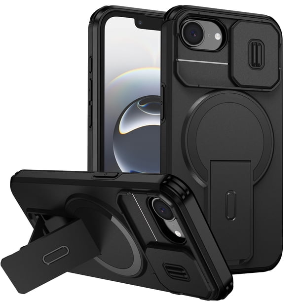Funda GANGXUN para iPhone 16e – Magnética Antigolpes con Soporte y Protección Doble