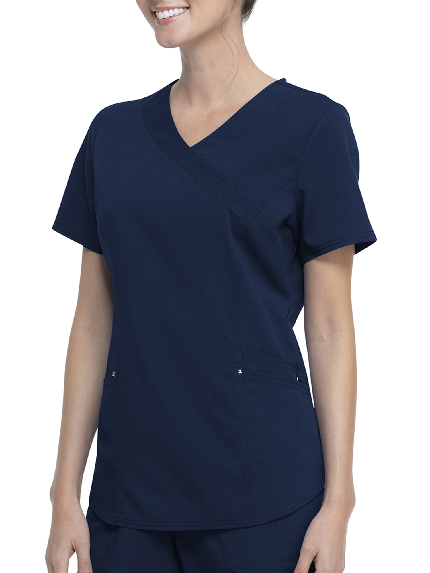 Download Scrubstar Women's Fashion Premium Ultimate Mock Wrap Scrub ...