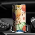 thumbnail image 3 of 20oz Fall Pumpkins Leaves Pattern Skinny Tumblers Stainless Steel Tumbler with Lid and Straw,Vacuum Insulated Double Wall Travel Tumbler Cups with Cleaning Brush for Coffee,Tea, 3 of 6