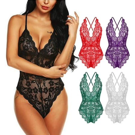 

Sexy Underwear Multicolor One-piece Lace Lingerie