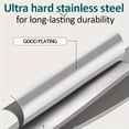 thumbnail image 4 of Set of Professional Stainless Steel Tweezers Featuring a Precise Banana Clip Design, Ideal for Removing Hair from Eyebrows, Nose, And Face, As Well As for Grooming Beards And Mustaches, 4 of 7