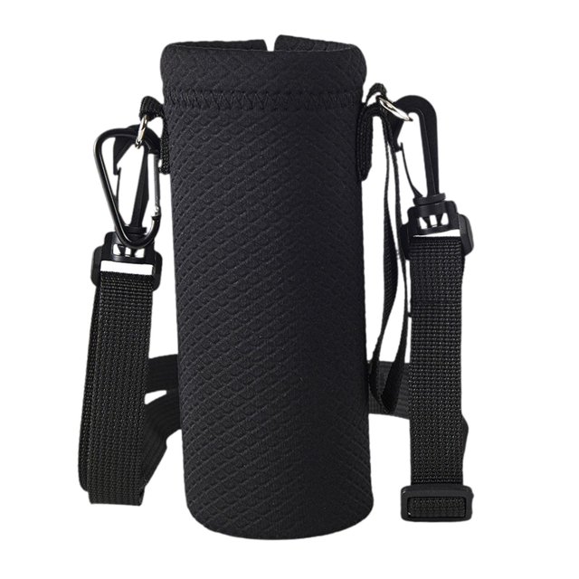 Funda portabotellas de agua Sharpla funda desmontable aislada Negro S