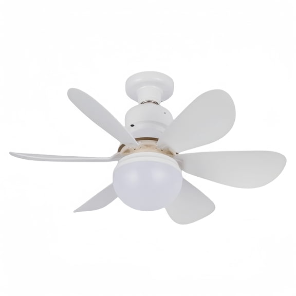 VENS Leaf Ceiling Fan with 16 in Blade Span, Integrated LED Light, Standard Mount, Indoor