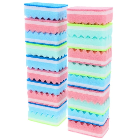20 Pcs Small Kitchen Sponge Foaming Kitchen Cleaning Sponge 10.50X6.80X3.50CM