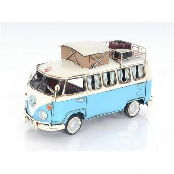 Volkswagen Camp Bus Old Modern Handicraft