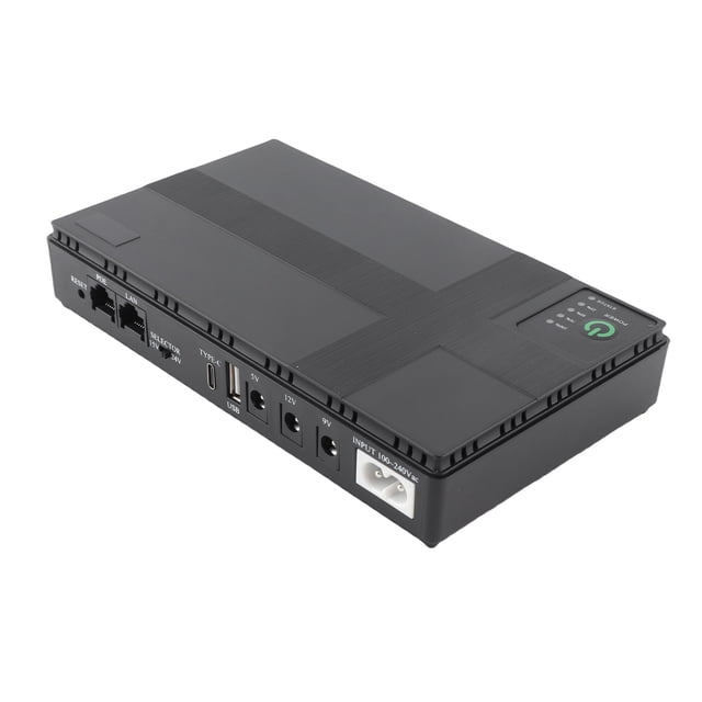 Construcción De Batería De 20000mAh UPS, 18W Fuente De Alimentación Ininterrumpida Con 6 Protección De Seguridad Completa Para Enrutadores