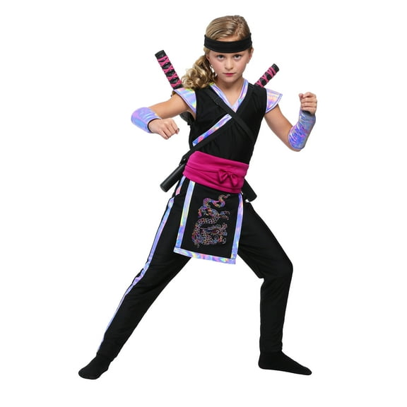 Girl's Rainbow Ninja Costume