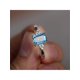 thumbnail image 1 of 1pc Women's Square Colored Diamond & Gemstone Ring, 1 of 2