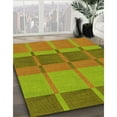 thumbnail image 3 of Ahgly Company Machine Washable Indoor Round Transitional Pistachio Green Area Rugs, 7' Round, 3 of 7