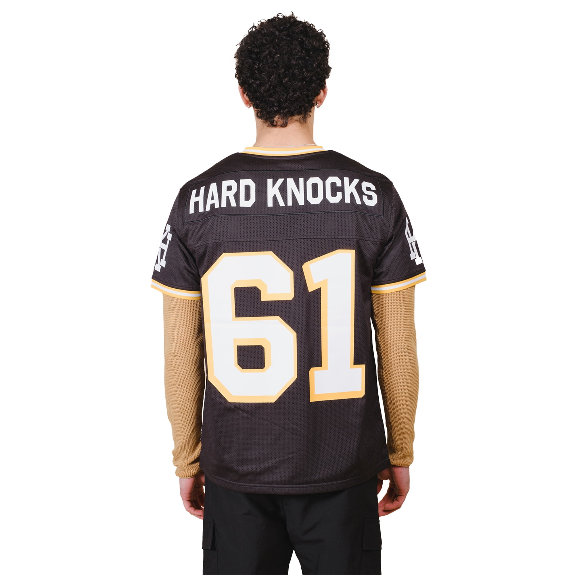 Brooklyn Cloth Men's Hard Knocks Football Jersey, V-Neck, Short