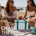 thumbnail image 7 of Cool Planet 14-Liter Premium Insulated Cooler Bag for Beach and Picnics, Green and White, 7 of 7
