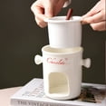 thumbnail image 4 of Glass&Bottle Chocolate Fondue Cup Set with Fork for Evenings and, 4 of 4