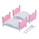 thumbnail image 5 of Cama de Muñeca para Bebé, Modelo de Simulación en Miniatura para Decoración de Casa de Muñecas 1:12, Dormitorio, 5 of 9