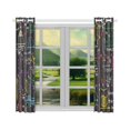 thumbnail image 3 of CADecor Fun Education Window Kitchen Curtain, Physical Formulas Window Treatment Panel Curtains,26x39 inches,Set of 2, 3 of 3