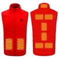 thumbnail image 2 of Miqool Mens Heated Vest Zip Up USB Electric Heated Vest Heating Jacket Winter Vests for Outdoor Motorcycle Camping Fishing Skiing, 2 of 7