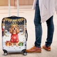 thumbnail image 4 of Happy New Year 2026 Cocker Spaniel Holiday Balloons Party Snow Travel Luggage Cover Cockers Dog Lover Gifts Suitcase Dust Protective Decor - 13018, 4 of 5