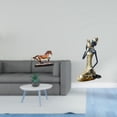 thumbnail image 2 of Escultura Figura Pieza de Arte Obra de Arte Adorno Coleccionable Estatua de Caballo para Decoración de Escritorio Estantería Muebles de Sala de Estar, 2 of 8