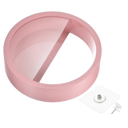 Uxcell 11  Round Wall Hanging Planter Flowerpot Vase Decor Container Holder  Pink