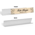 thumbnail image 2 of Printtoo Personalized Desk Name Plate Pretty Tropical Leaves Custom Acrylic Office Desk Name Plate Accessory 2x10 Inches, 2 of 5