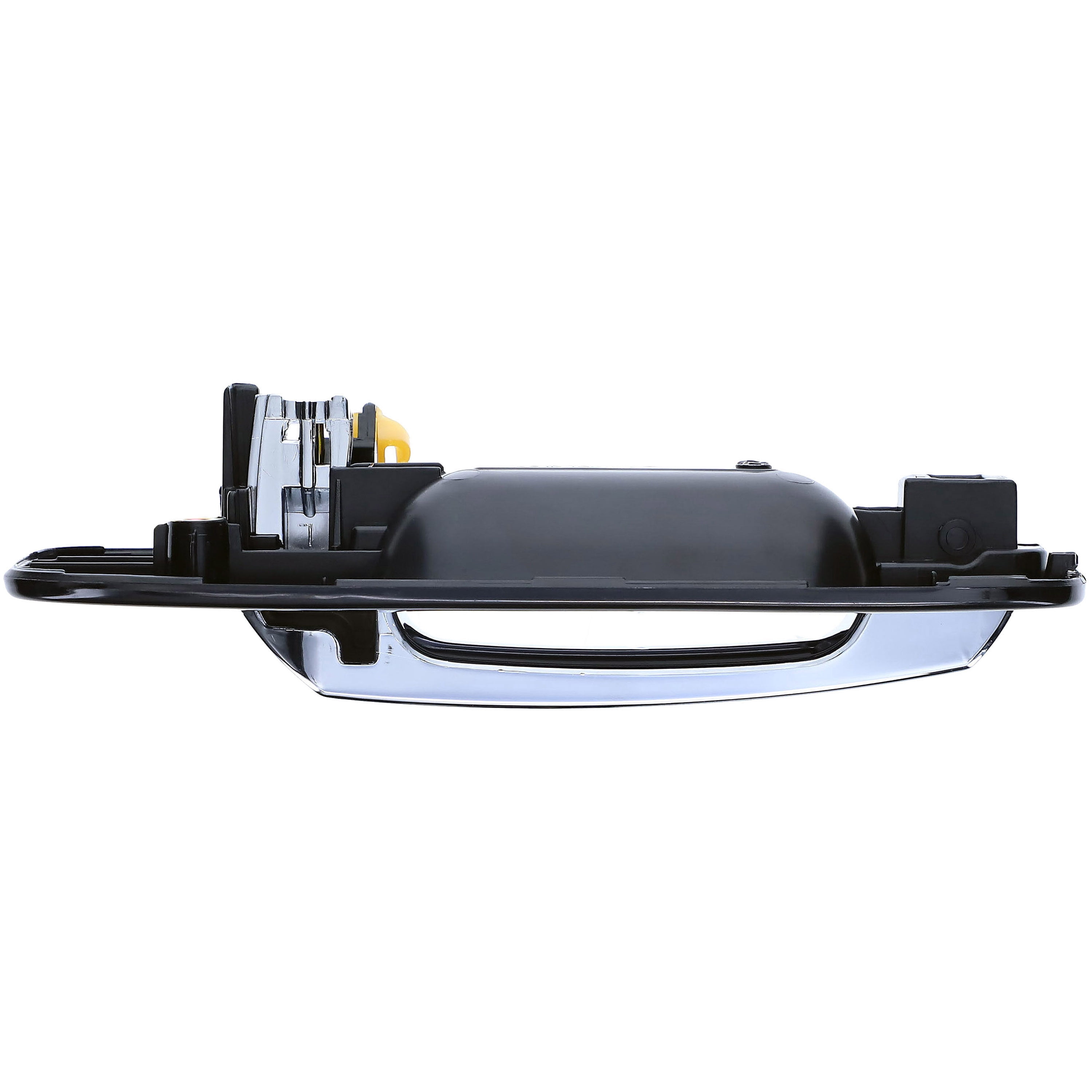 Dorman 835MX Rear Driver Side Exterior Door Handle for Specific Nissan Models, Chrome Lever and Black Housing