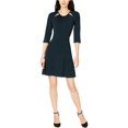 thumbnail image 1 of Michael Kors Vestido con volantes recortados y estampado de lunares para mujer, negro, PL Michael Kors Salir enfadado, 1 of 2