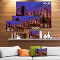 thumbnail image 3 of Brooklyn Bridge and Manhattan at Sunset - Pink - Extra Large Canvas Art Print, 3 of 4