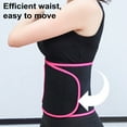 thumbnail image 4 of sunsanly Waist Trimmer Belt with Phone Pocket Breathable Stretch Tummy Control Slimming Belly Stomach Wrap Sweat Band Waistband Workout Fitness Equipment, 4 of 7