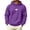 Purple, variant on Hoodies for Men Minimal White Cloud Graphic Casual Long Sleeve Hooded Sweatshirt with Front Pocket,2XL