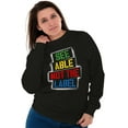 thumbnail image 4 of See Able Not Label Autism Awareness Sweatshirt for Men or Women Brisco Brands X, 4 of 6