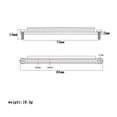 thumbnail image 3 of 1pc Steel Acoustic Guitar Bridge Adjustable Saddle Rail Repair Replace Old Accs, 3 of 8
